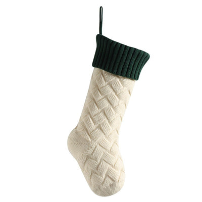 Personalized Embroidered Name Knitted Wool Christmas Stockings
