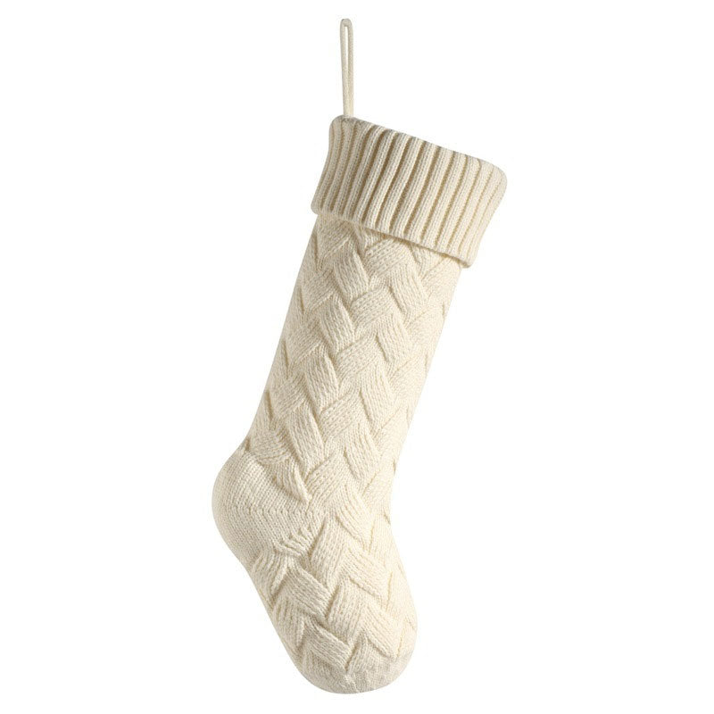 Personalized Embroidered Name Knitted Wool Christmas Stockings