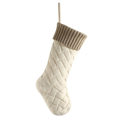Personalized Embroidered Name Knitted Wool Christmas Stockings