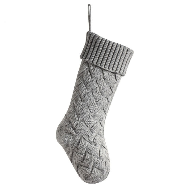 Personalized Embroidered Name Knitted Wool Christmas Stockings