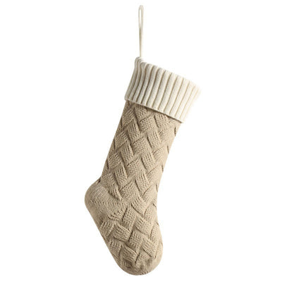 Personalized Embroidered Name Knitted Wool Christmas Stockings