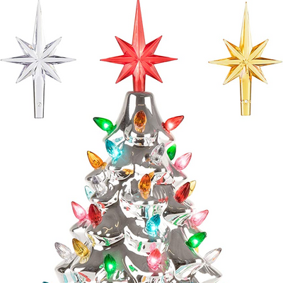 Halloween Legend Ceramic Tree, 9" Handcraft Cordless with Pumpkin Head