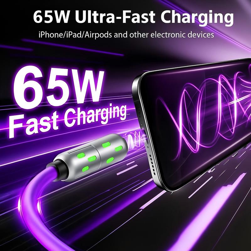 6.6ft 4-in-1 Multi USB Charging Cable with USB