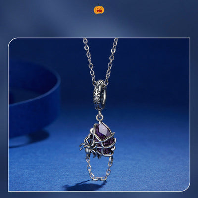 Halloween Purple Butterfly Sterling Silver DIY Charms