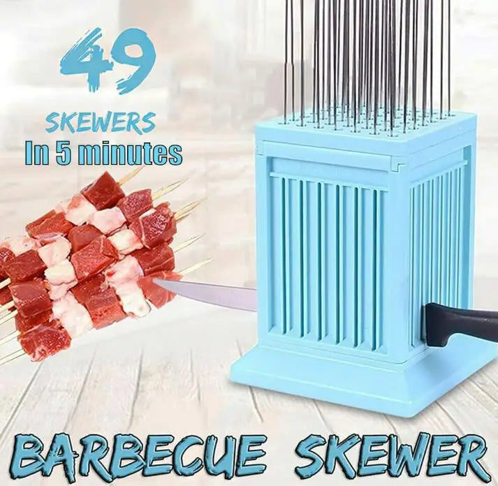 49 Holes Barbecue Skewer Tools BBQ Meat String Machines
