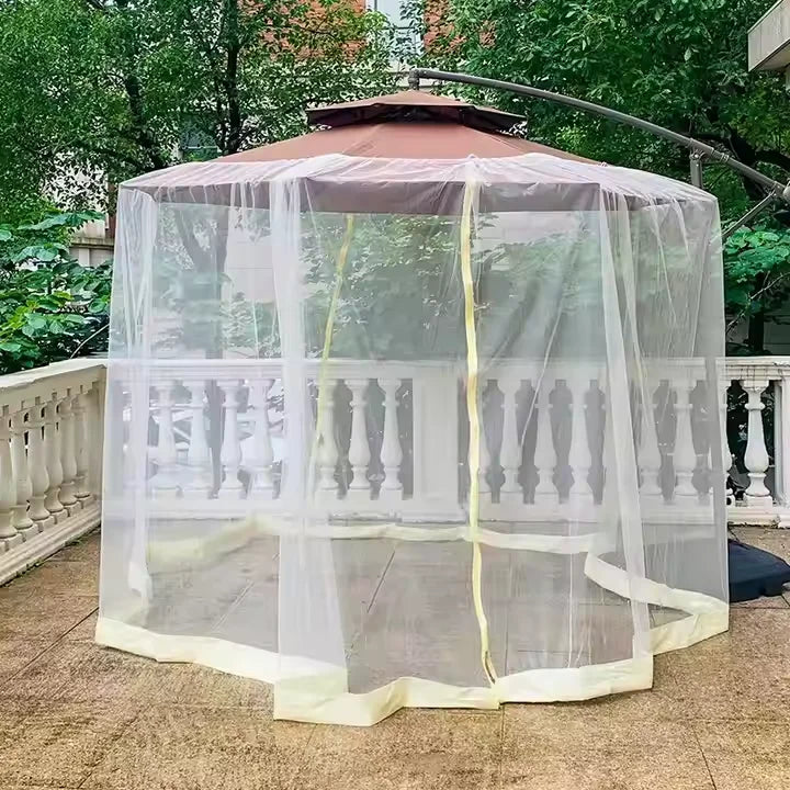 Sunshade Large Pavilion Hanging Patio Umbrella Mosquito Net
