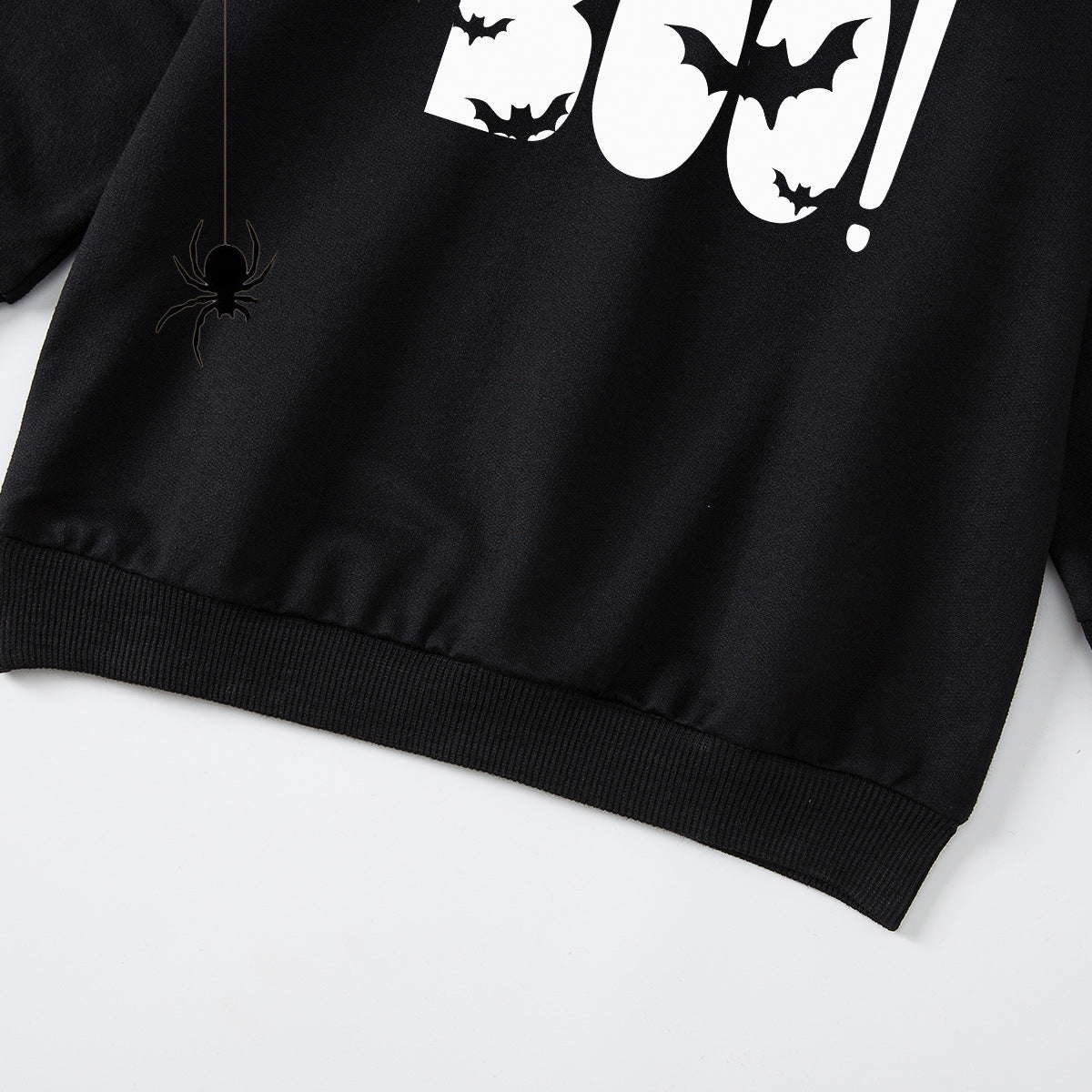 Family Matching Halloween Glow-in-the-Dark Black Cat Sweatshirts