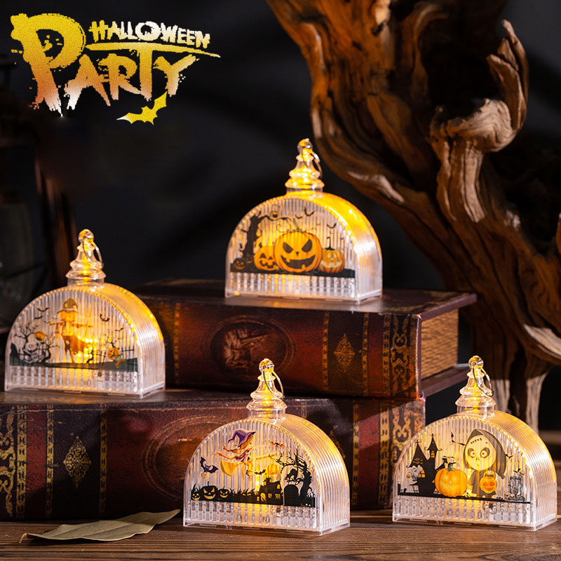 Halloween Pumpkin Lantern Children's Portable Party Ornaments