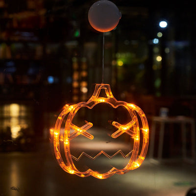 Halloween Pumpkin Lantern Decorations Halloween Suction Cup Lamp