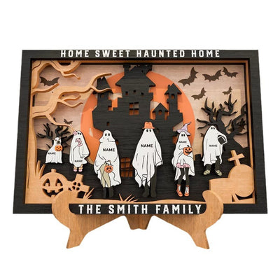 Ghost Family Personalized Halloween 3D decoration- 25*17cm