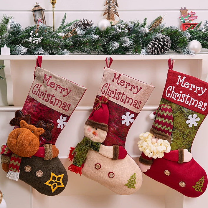 Christmas Socks Gift Bag Children's Gift Bag