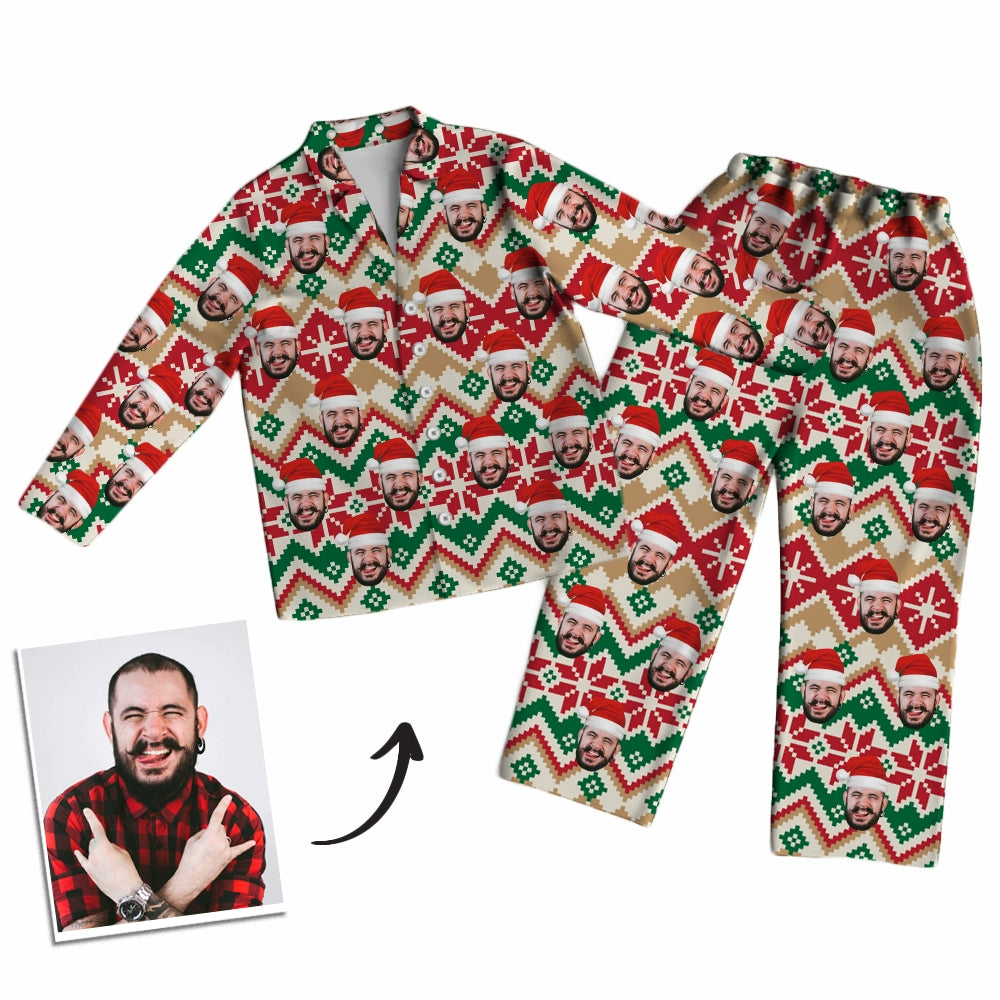 Personalized Image Christmas Pajamas for Kid