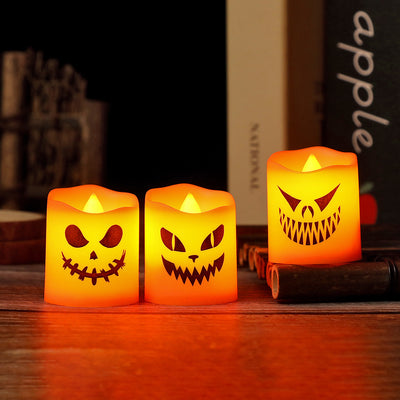 Halloween Flickering Flameless Candles Set of 6