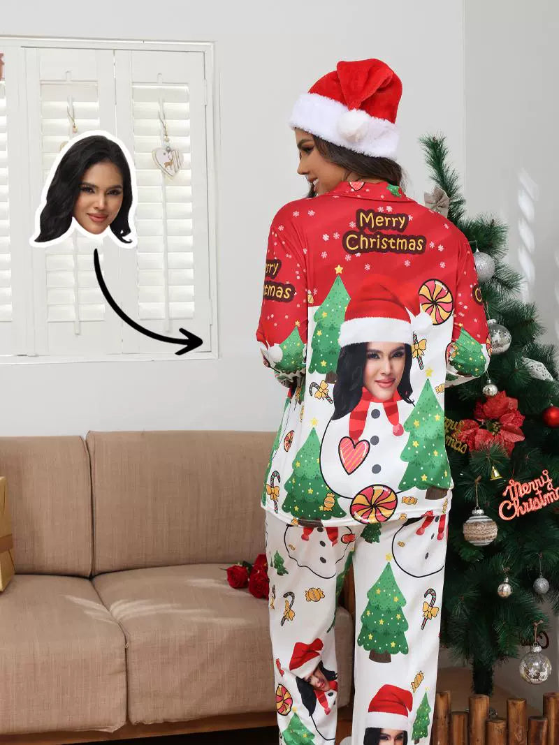 Personalized Image Christmas Pajamas for Kid