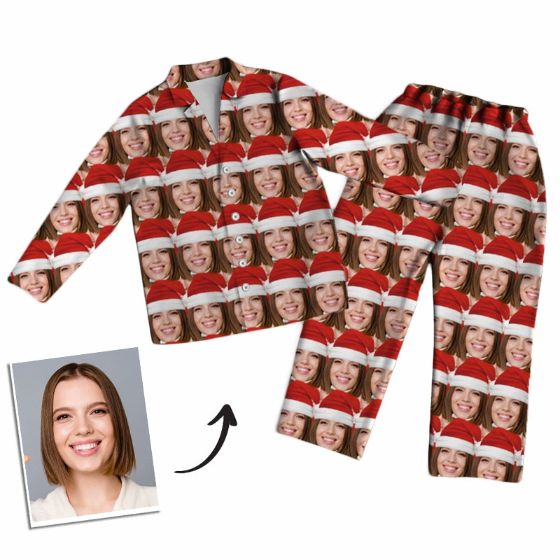 Personalized Image Christmas Pajamas for Kid