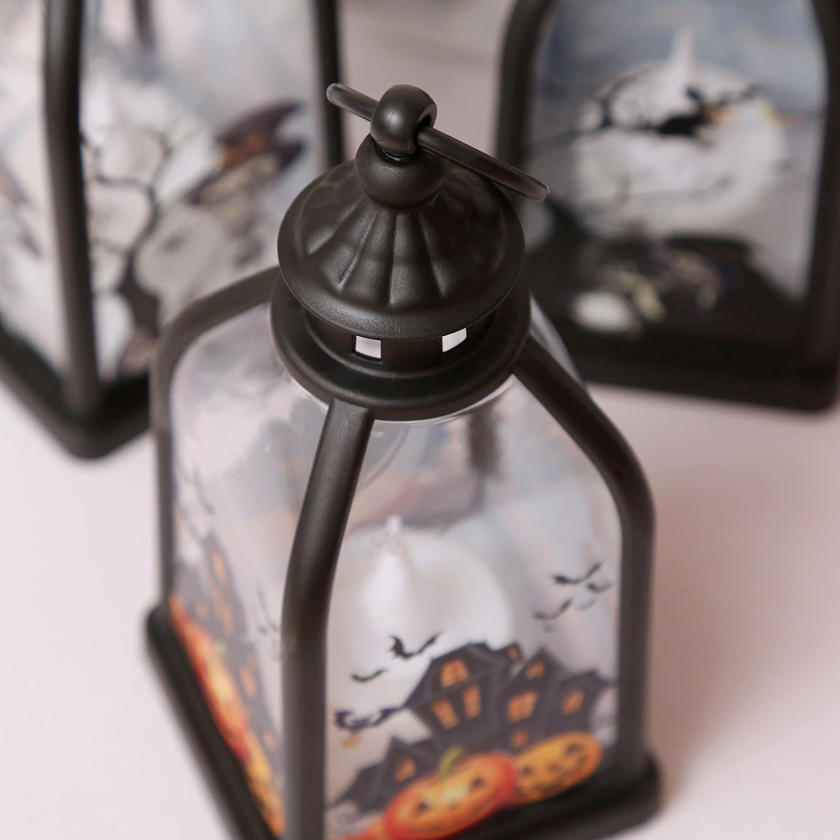 Halloween Pumpkin Lantern Portable Jack-O’-Lantern for Kids & Home Décor