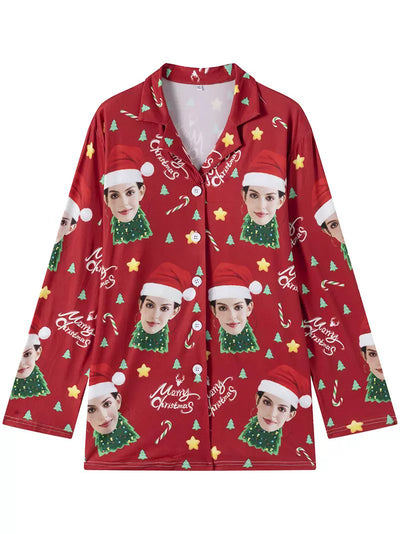 Personalized Image Christmas Pajamas for Kid