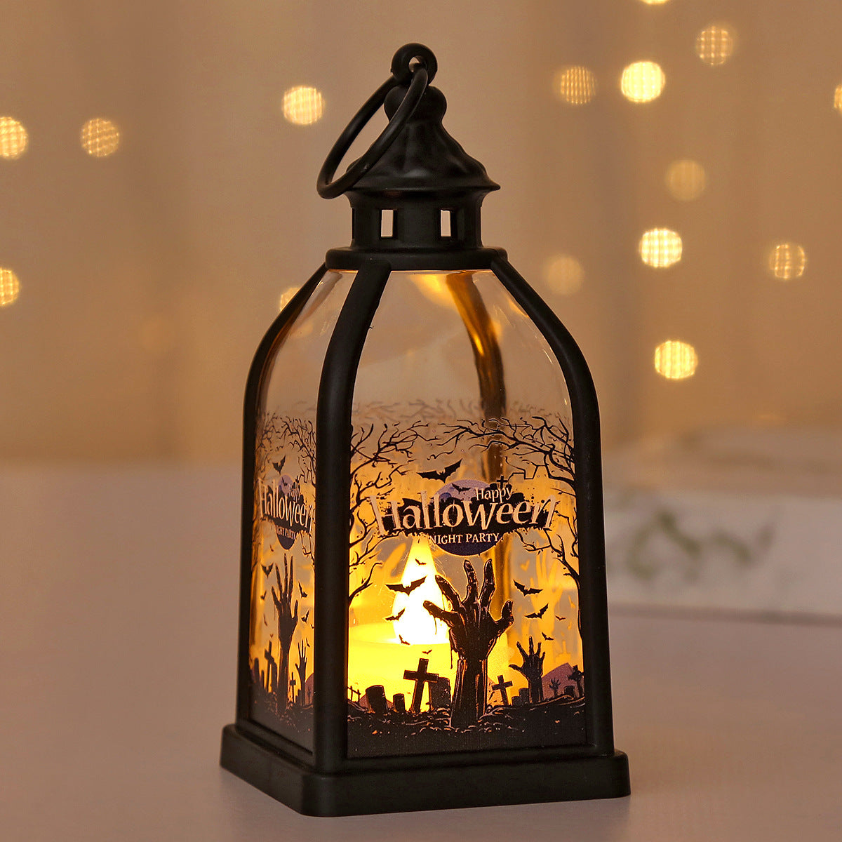 Halloween Pumpkin Lantern Portable Jack-O’-Lantern for Kids & Home Décor