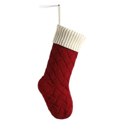 Personalized Embroidered Name Knitted Wool Christmas Stockings