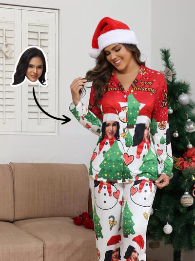 Personalized Image Christmas Pajamas for Kid