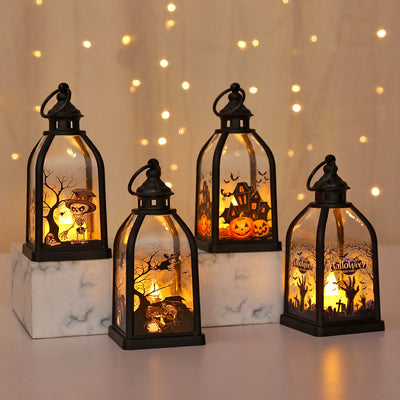 Halloween Pumpkin Lantern Portable Jack-O’-Lantern for Kids & Home Décor