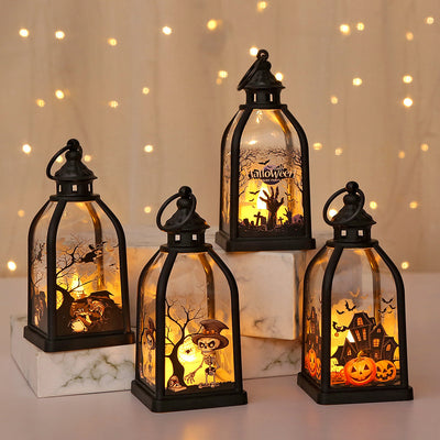 Halloween Pumpkin Lantern Portable Jack-O’-Lantern for Kids & Home Décor