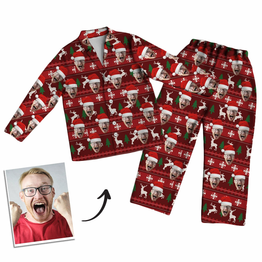 Personalized Image Christmas Pajamas for Kid