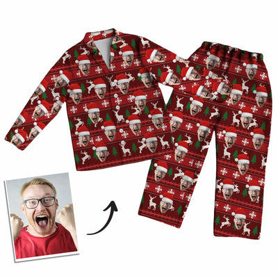 Personalized Image Christmas Pajamas for Kid