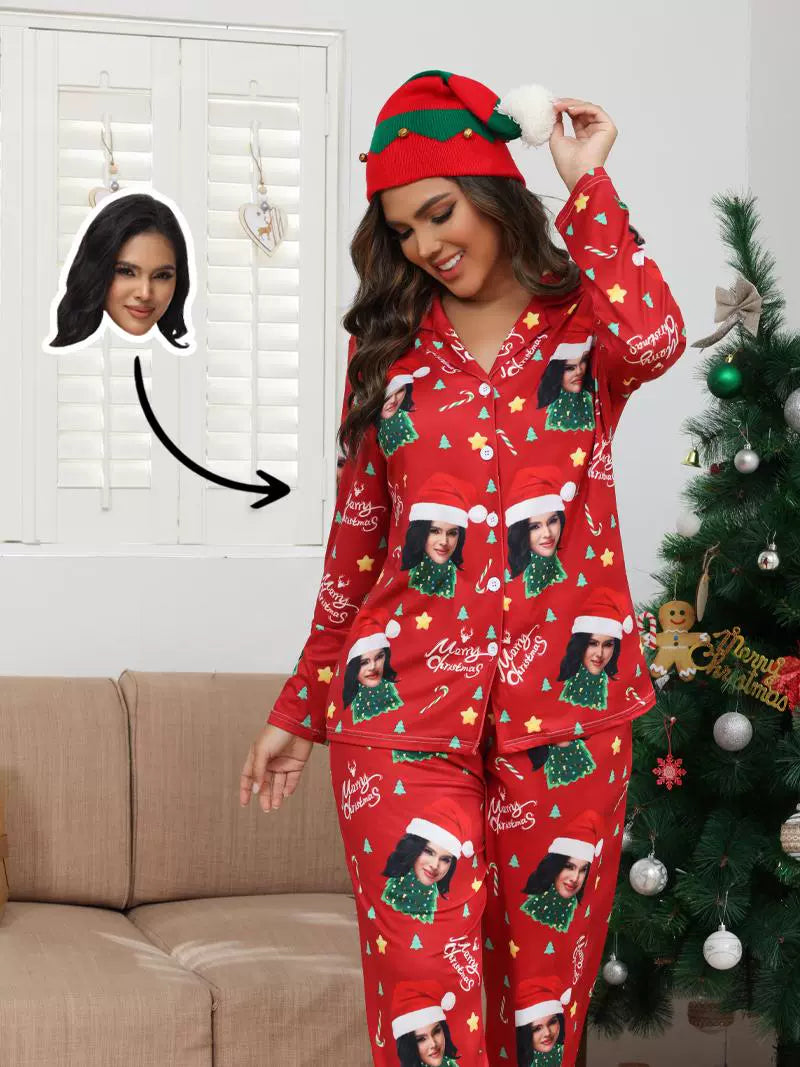 Personalized Image Christmas Pajamas for Kid