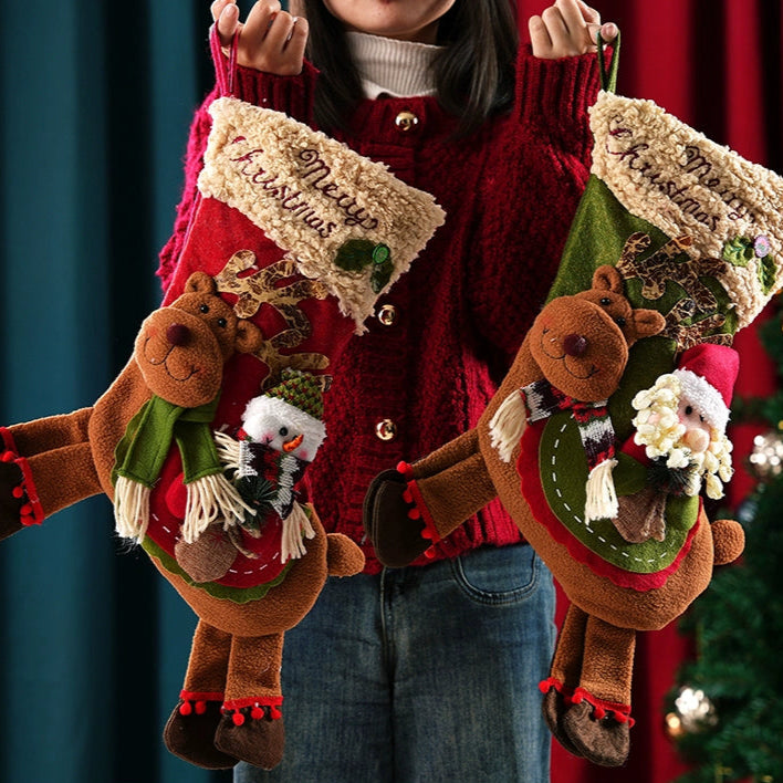 Christmas Socks Gift Bag Children's Gift Bag