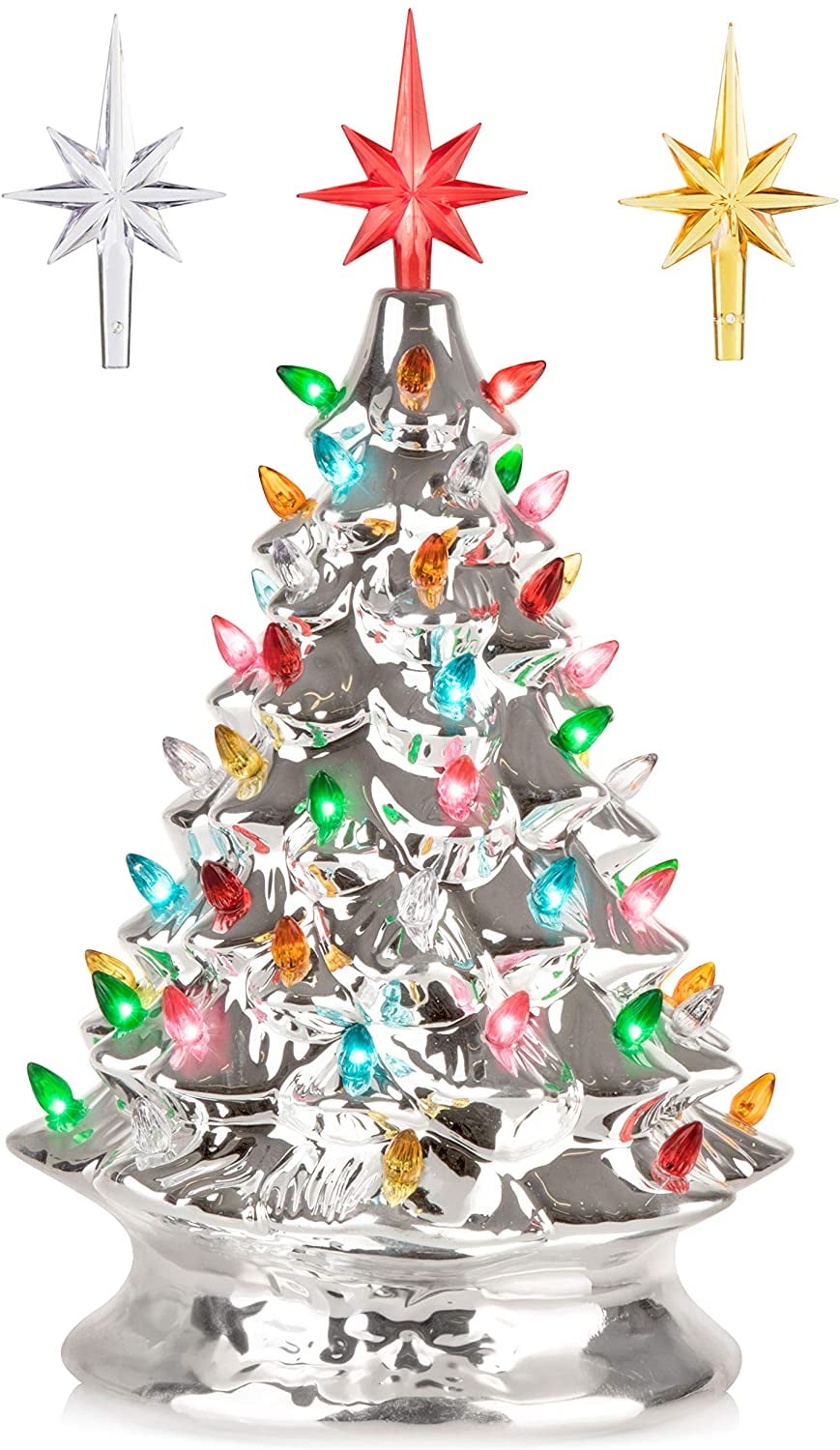 Halloween Legend Ceramic Tree, 9" Handcraft Cordless with Pumpkin Head