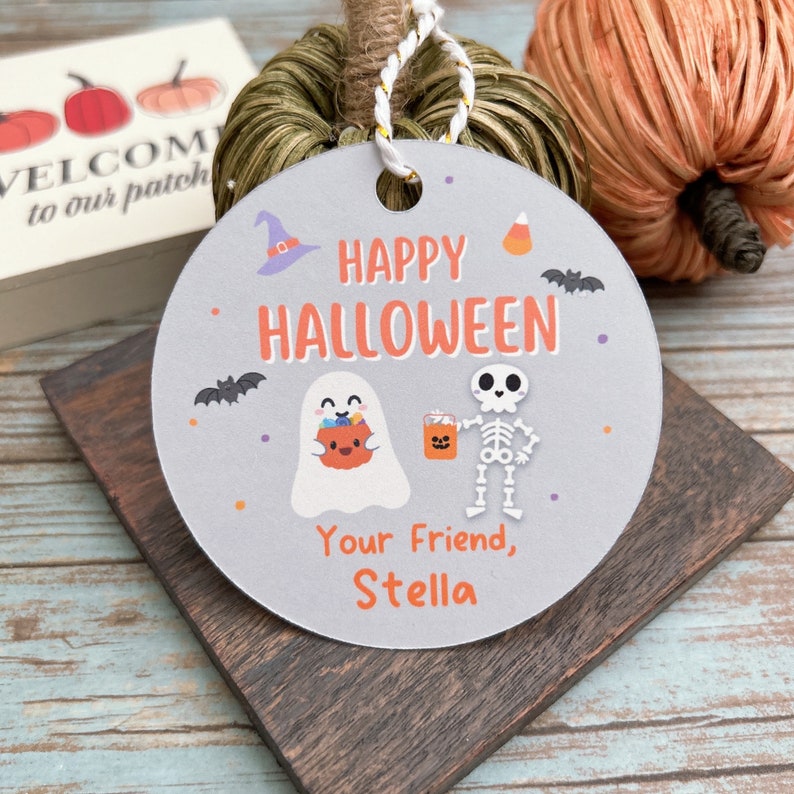 Personalized Halloween Gift Tags