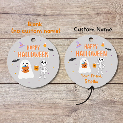 Personalized Halloween Gift Tags