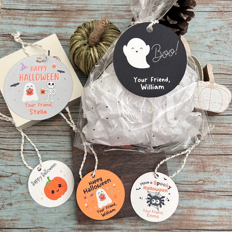 Personalized Halloween Gift Tags